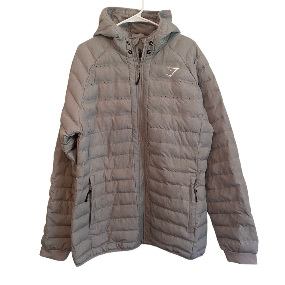 Gymshark Gray Puffer Jacket